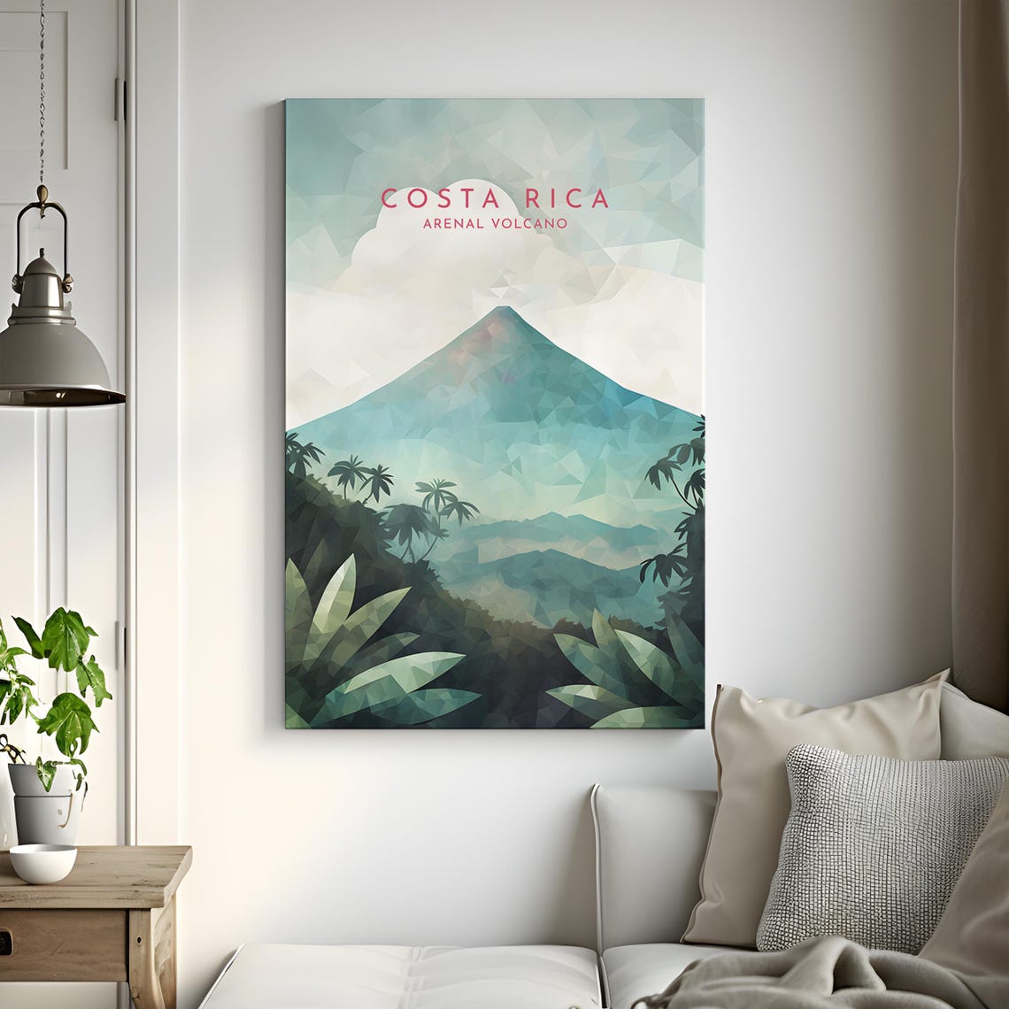 Costa Rica Arenal Volcano Travel Poster - Image 3
