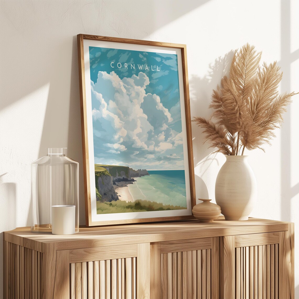 Cornwall Travel Poster, England Home Decor - Image 2