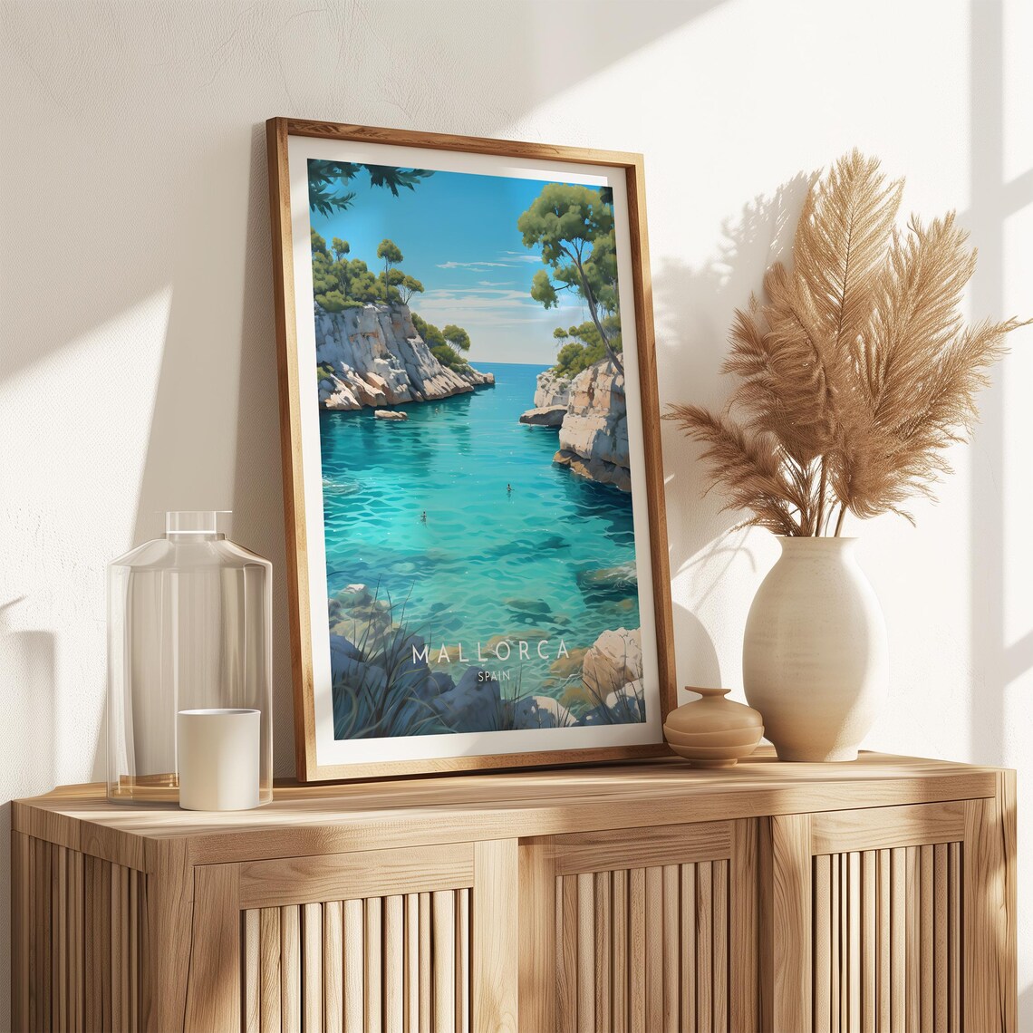 Mallorca Travel Poster, Spain Home Decor Print - Image 2