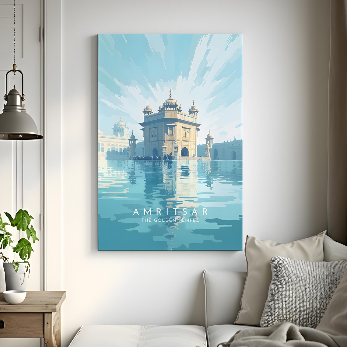 Amritsar Travel Poster, Golden Temple India - Image 3