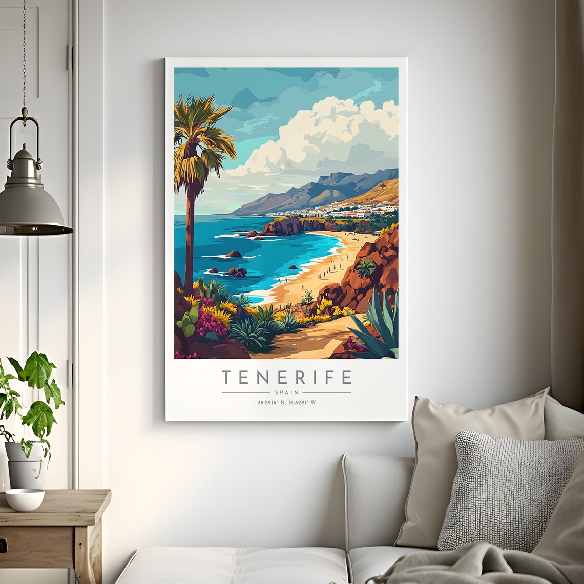 Tenerife Travel Poster, Spain Travel Print - Image 2