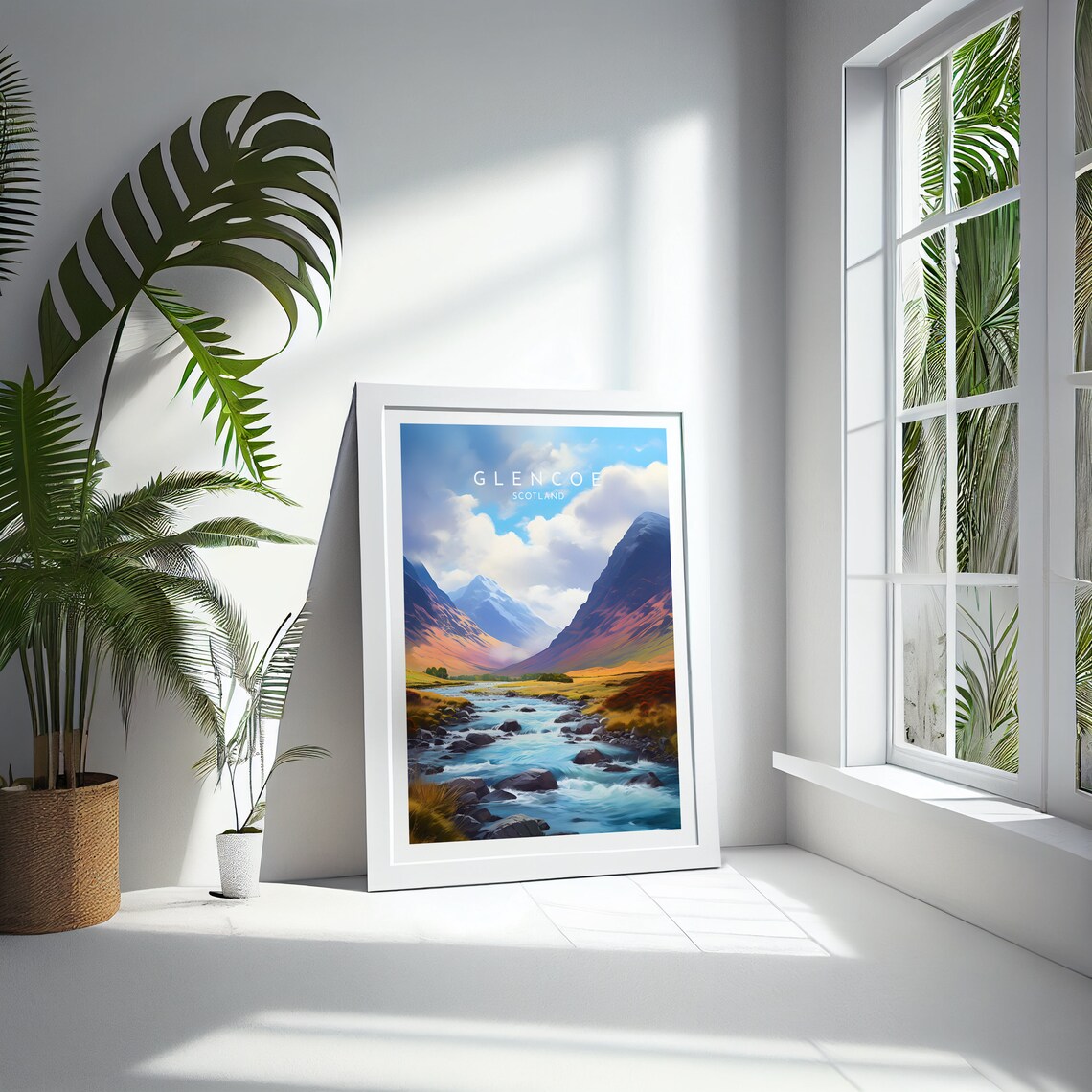 Glencoe Travel Poster, Scotland Landscape Home Decor - Image 4