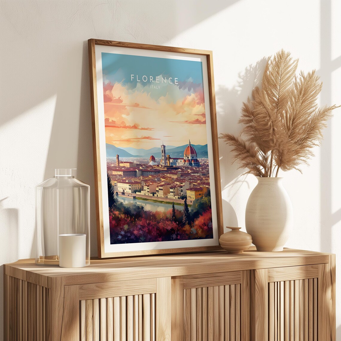 Florence Travel Poster, Italy Home Decor Gift - Image 2