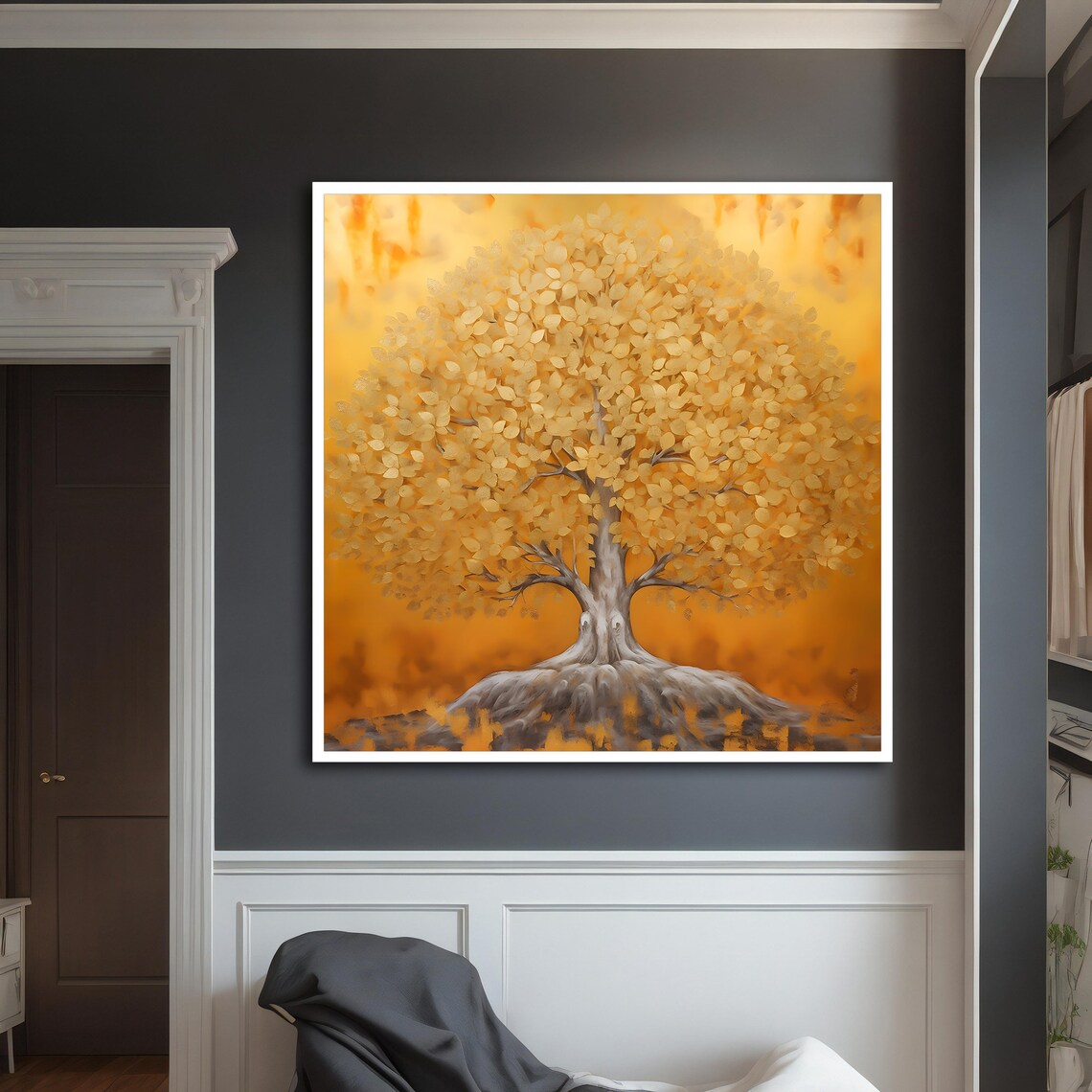 Tree Painting Modern Decor Ideas For Your Home And Office Natural And Vibrant Home Wall Decor - Image 2