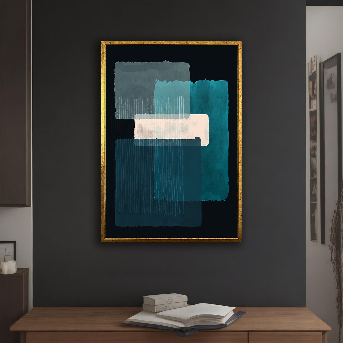 Mark Rothko-Inspired Abstract Art Print, Modern Minimal - Image 5