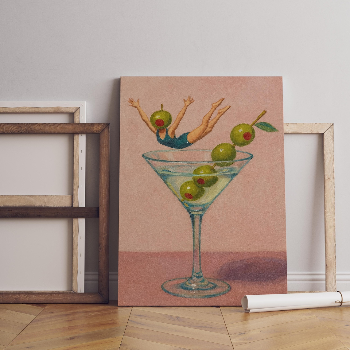 Dirty Surreal Illustration, Abstract Modern