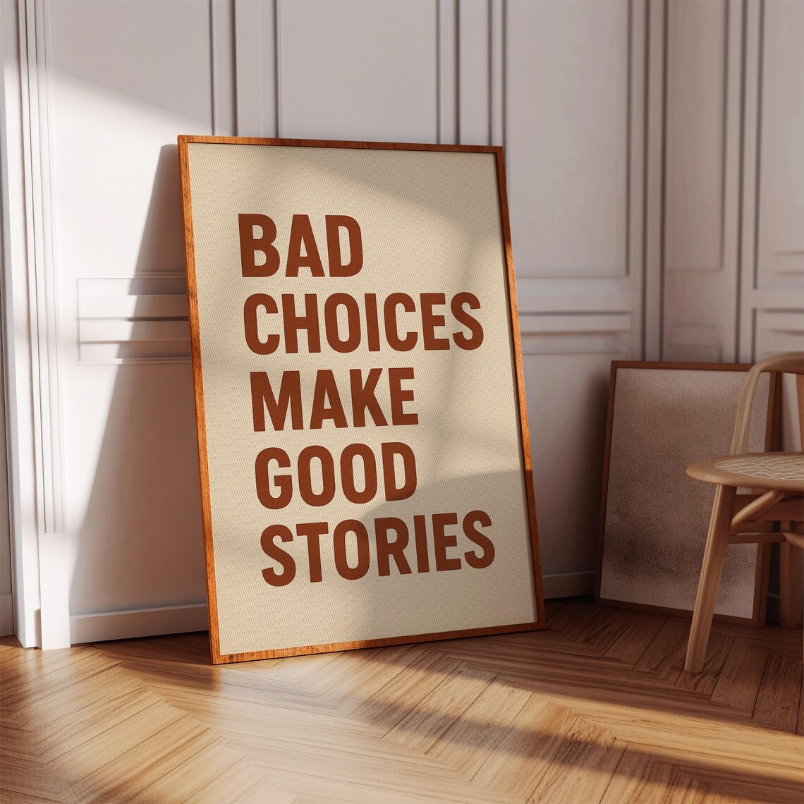 Bad Choices Make Good Stories, Retro Typography - Image 3