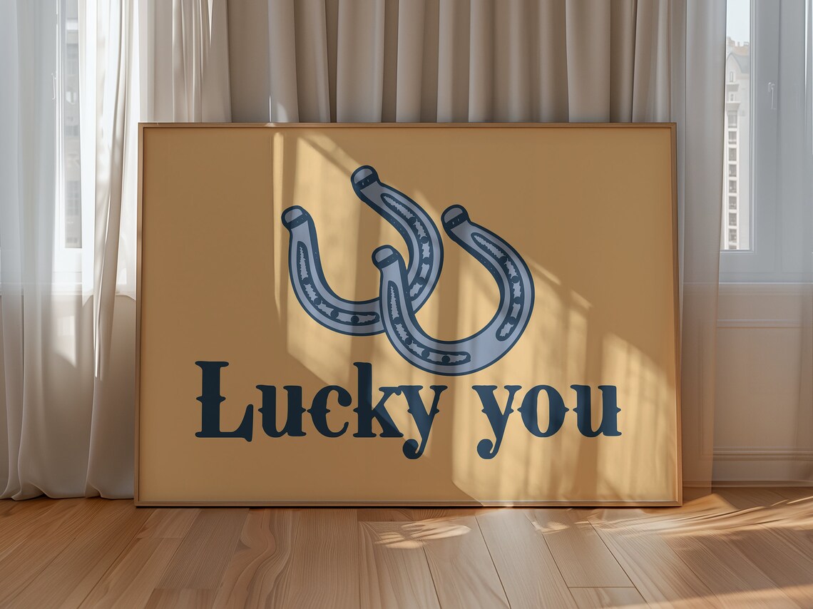 Lucky You Boho Minimalist Positive Affirmation - Image 2