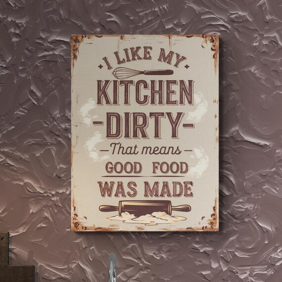 Quirky Kitchen Wall Art Funny Kitchen Poster For Food Lovers And Home Chefs Humorous Food Quote Kitchen Wall Decor