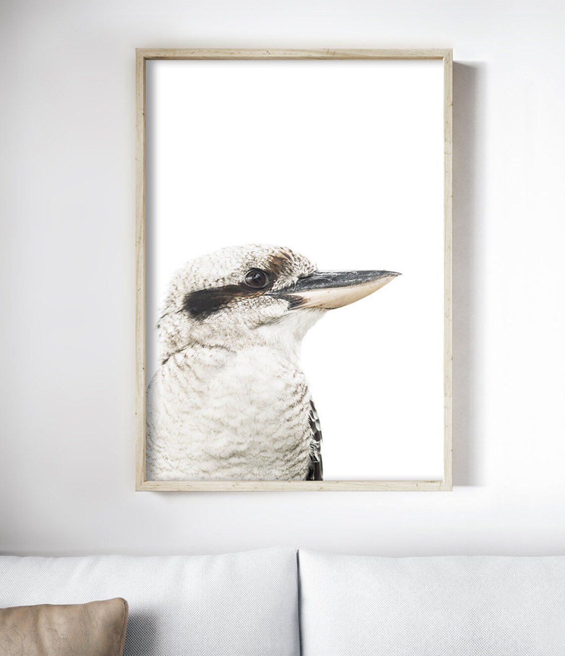 Kookaburra Modern Australiana Bird Wall Art Print - Image 3