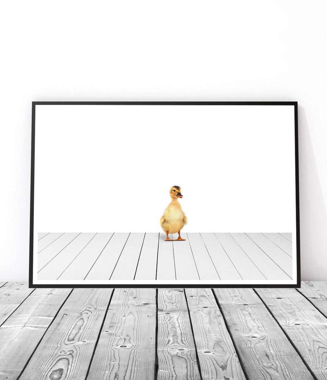 Duckling Nursery Art Print, Baby Animal Wall Decor