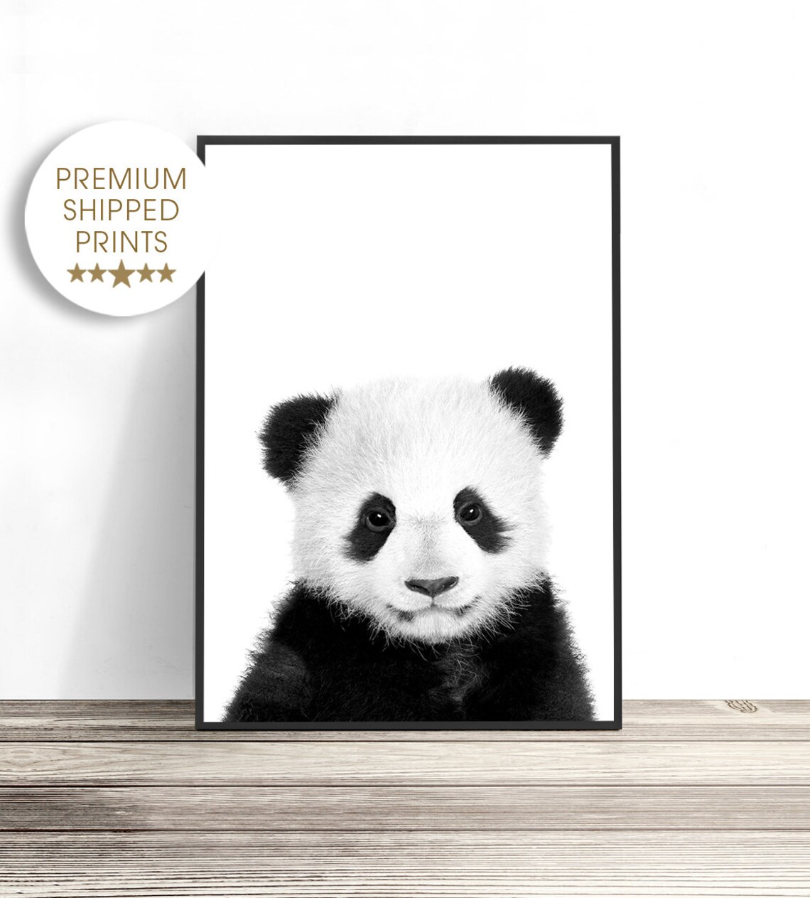 Baby Panda Art Print, Kids Room Nursery Decor