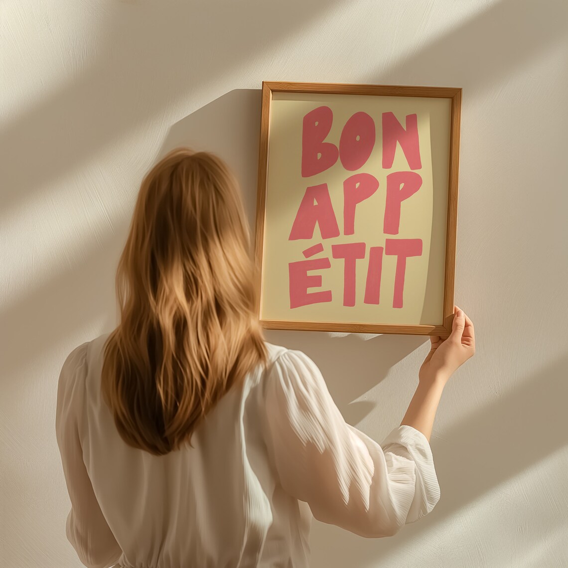 Bon Appetit Mid-Century Kitchen Typography Art Print - Image 2