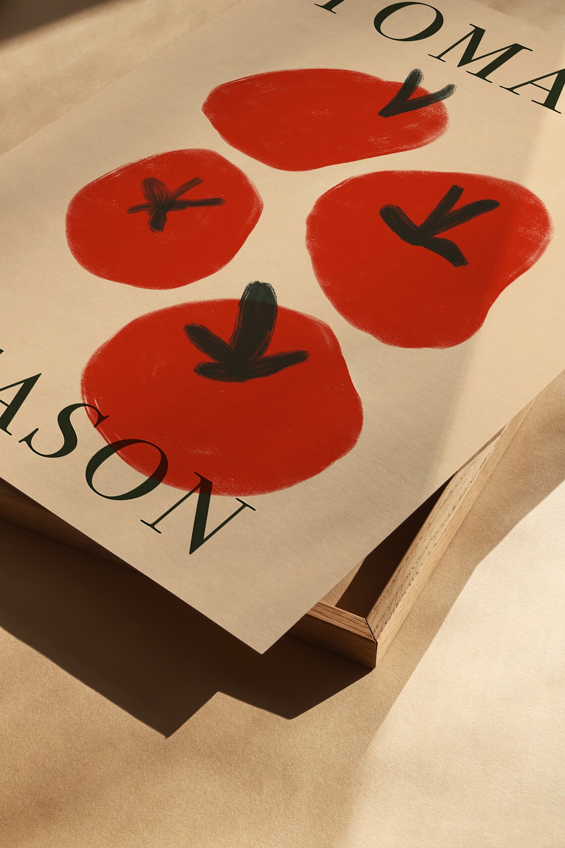 Tomato Season Poster, Mid-Century Italian Food Print - Image 2