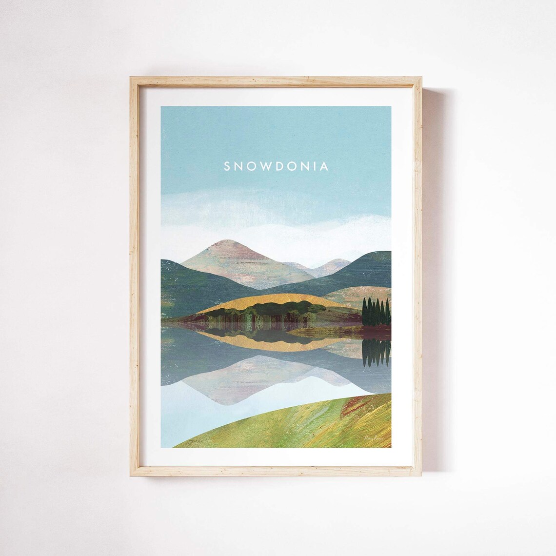 Snowdonia Wales Art Print by Henry Rivers