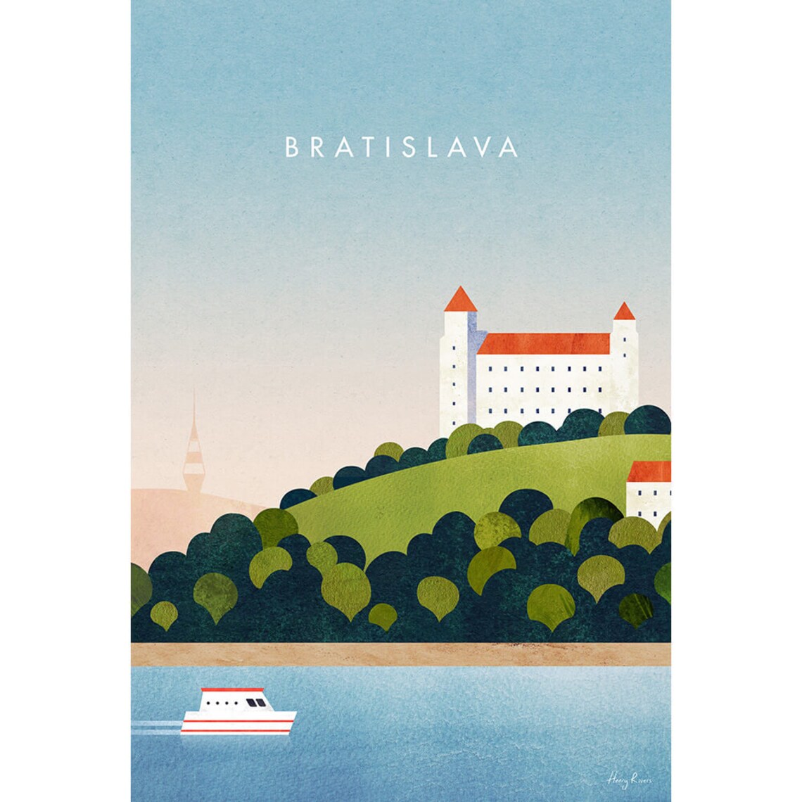 Bratislava Slovakia Art Print by Henry Rivers - Image 3