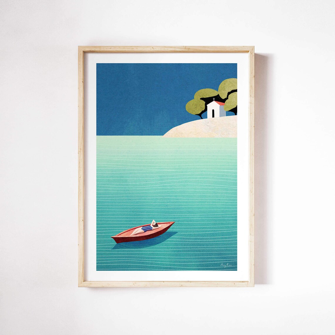 Somewhere In Italy by Henry Rivers Travel Poster