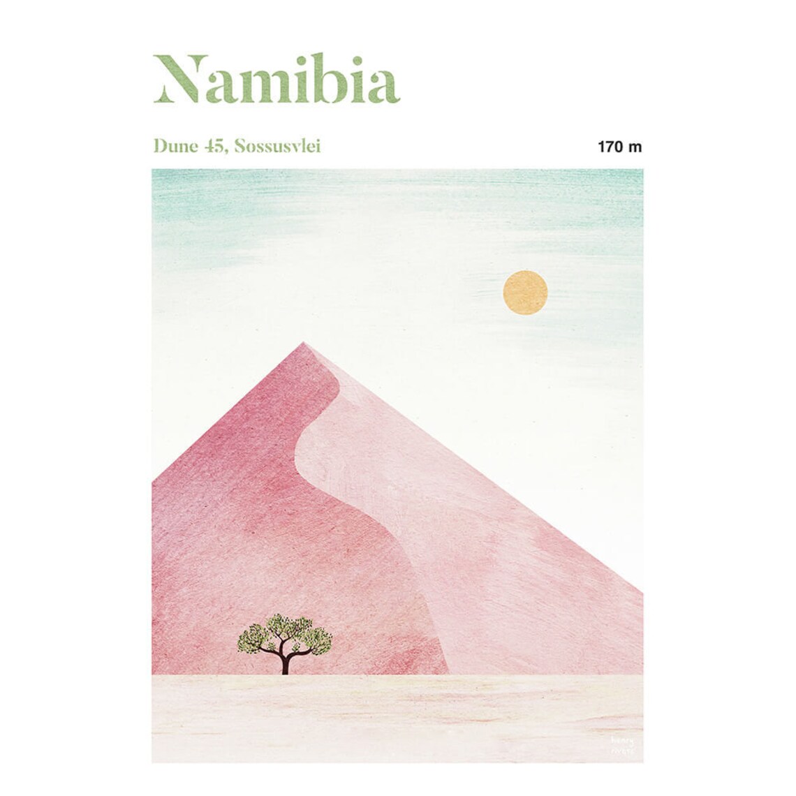 Namibia Pink Dune Wall Art, Henry Rivers - Image 3