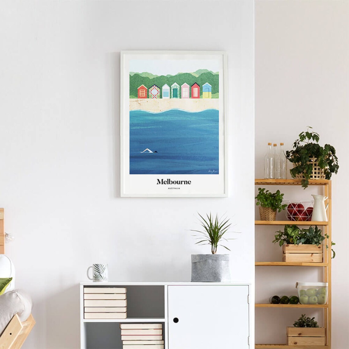 Melbourne by Henry Rivers Art Print, Wall Poster - Image 4
