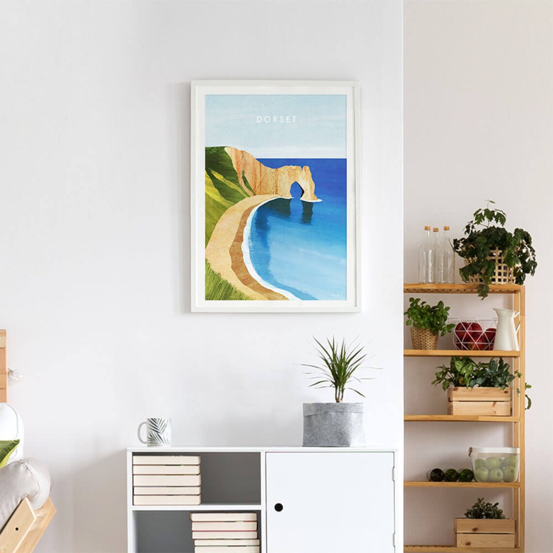 Dorset Durdle Door Beach Poster Print, Henry Rivers - Image 4