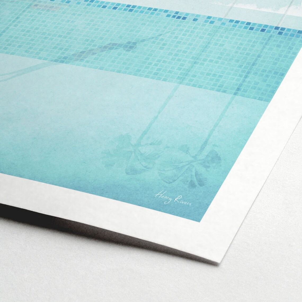 Swimming Pool Print by Henry Rivers, Dive Poster - Image 2