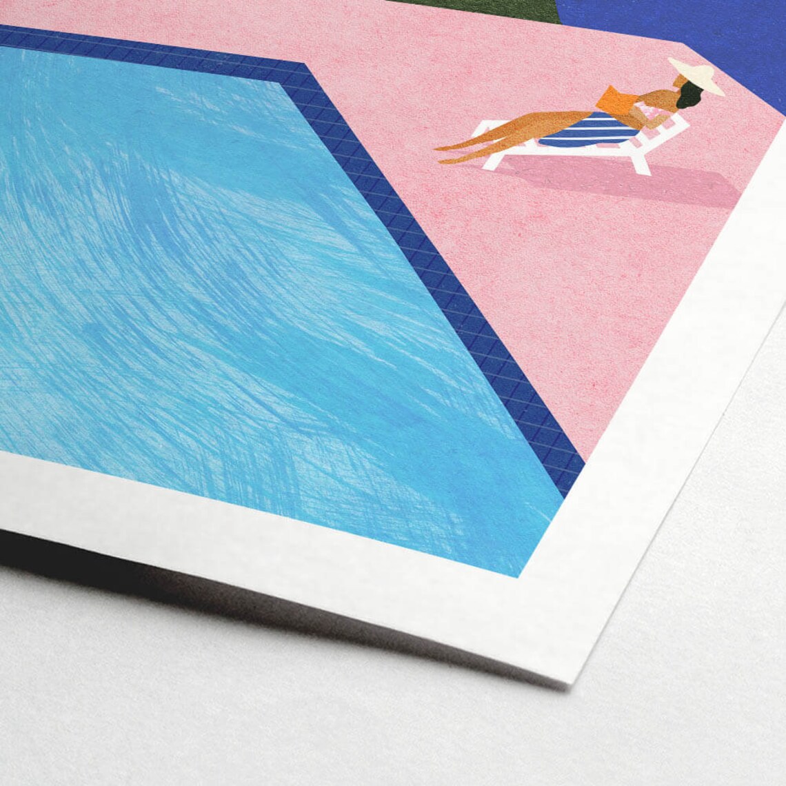 Swimming Pool II by Henry Rivers, Summer Vacation Art Print - Image 2