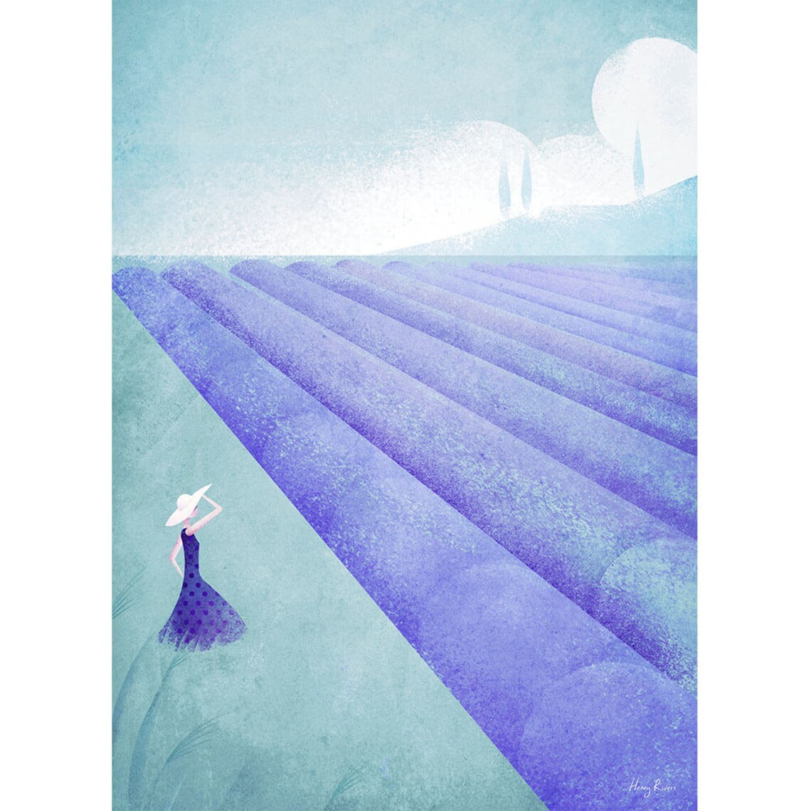 Provence Lavender Art Print, Henry Rivers - Image 3