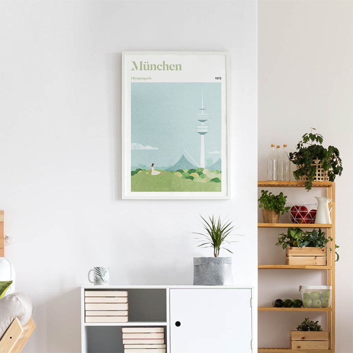 Munich By Henry Rivers, Bavaria Art Poster - Image 4