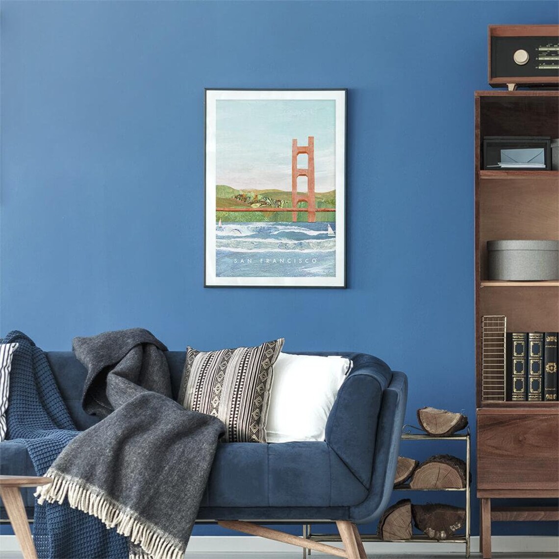 San Francisco Bay Vintage Travel Poster, Art Print - Image 3