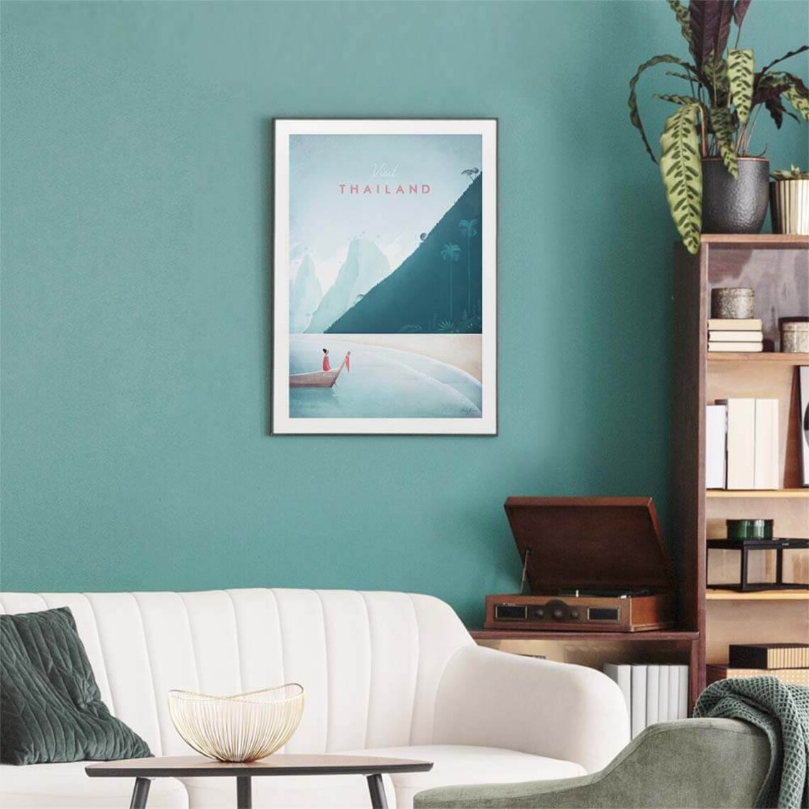 Thailand Vintage Travel Poster, Minimalist Wall Art Print - Image 3