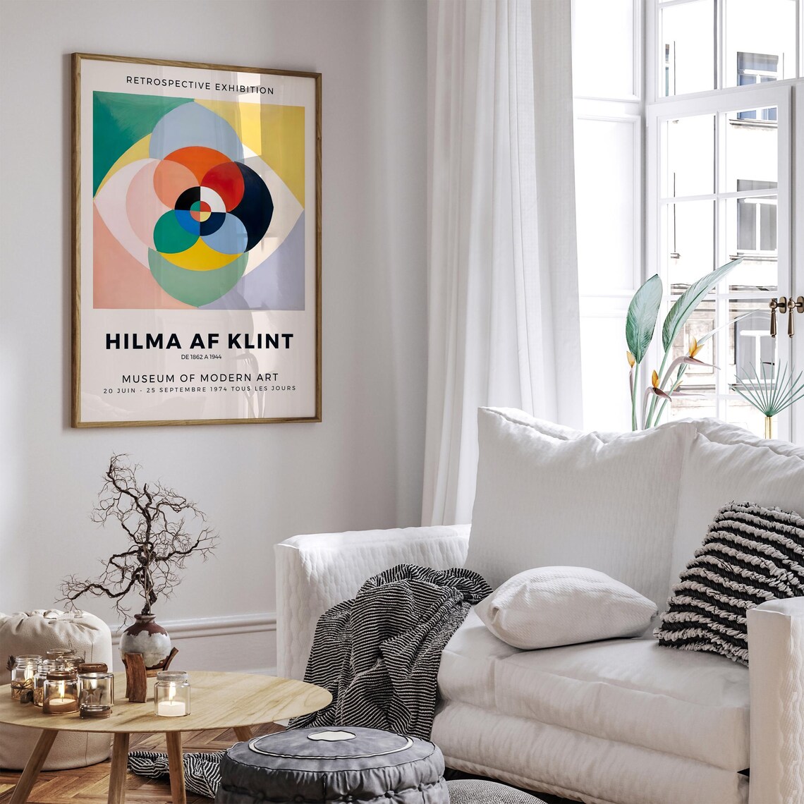 Hilma af Klint 1974 Retrospective Eye Abstract Exhibition Poster - Image 6