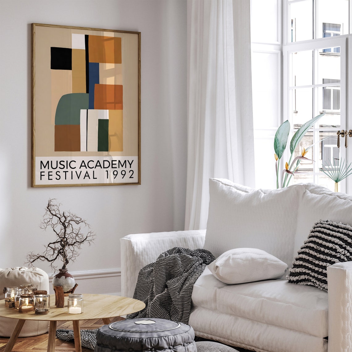Jazz Music Festival Poster Music Poster Vintage Style Retro Concert Poster Music Art Airbnb Wall Decor Fine Art Neutral Home Decor - Image 6