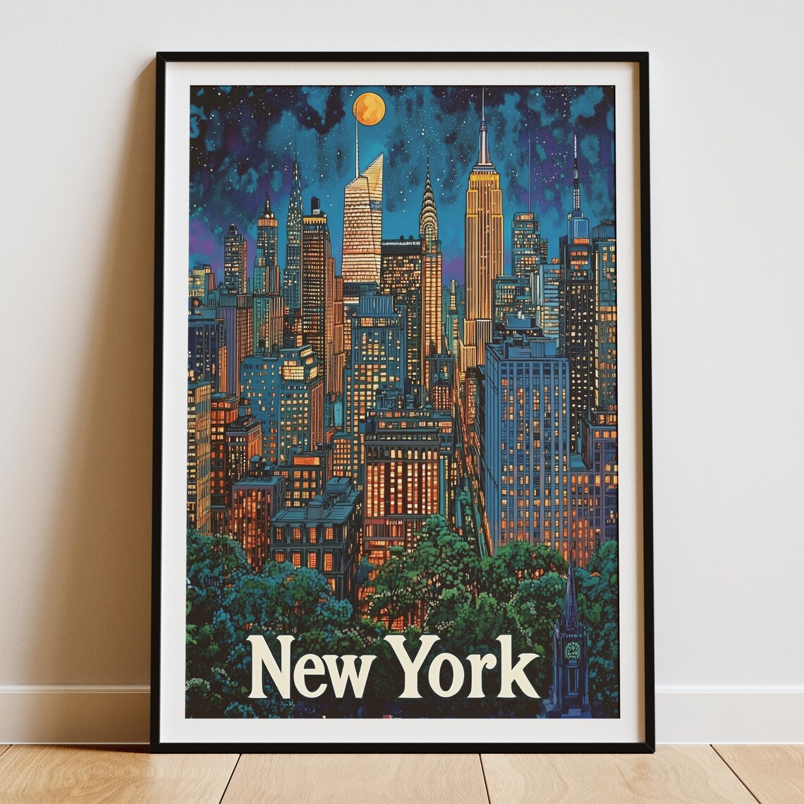 New York City NYC Travel Poster, Gift For New York Lovers - Image 5