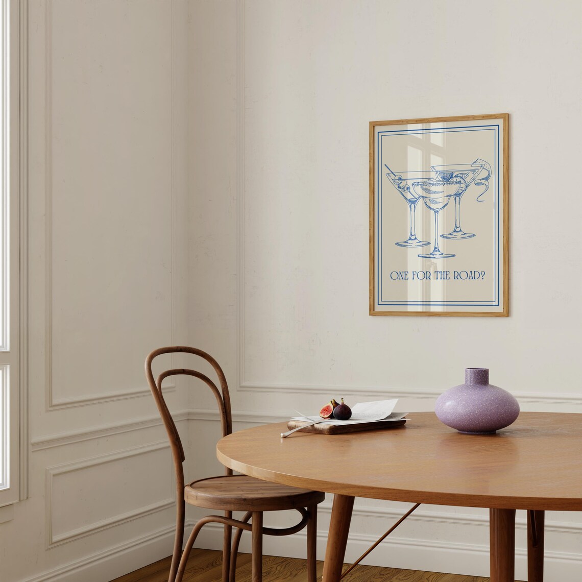 One For The Road Retro Bar Cart Art Print - Image 2