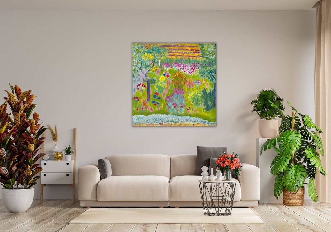 Pierre Bonnard Flower Garden Lush Impressionist Painting Poster - Image 3
