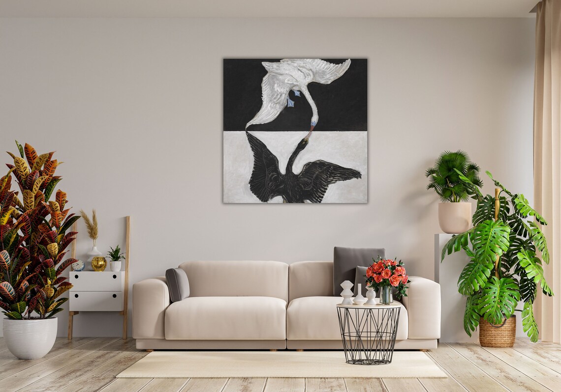 Hilma Af Klint Poster Hilma Af Klint Painting Hilma Af Klint The Swan No 1 Print Wall Art Hilma Af Klint Print Hilma Art Reproduction - Image 3