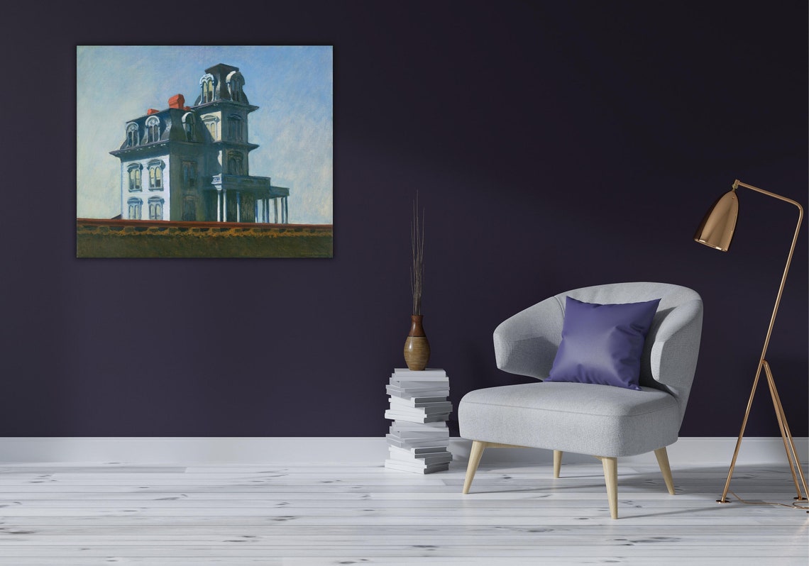 Edward Hopper House by the Railroad 1925 American Realism Art Poster - Image 2