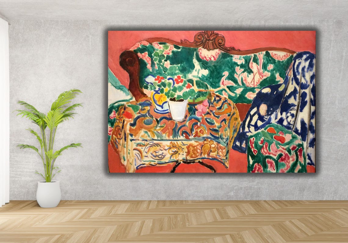 Seville Still Life Fauvism Painting Wall Art Henri Matisse Print Seville Still Life 1910 Wall Art Henri Matisse Wall Art Gift 46 - Image 3
