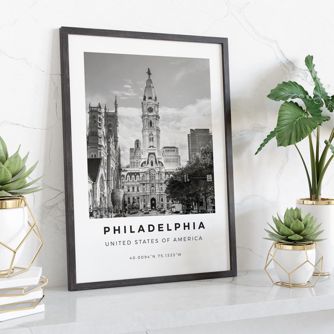 Philadelphia Landscape Wall Art Print - Image 4