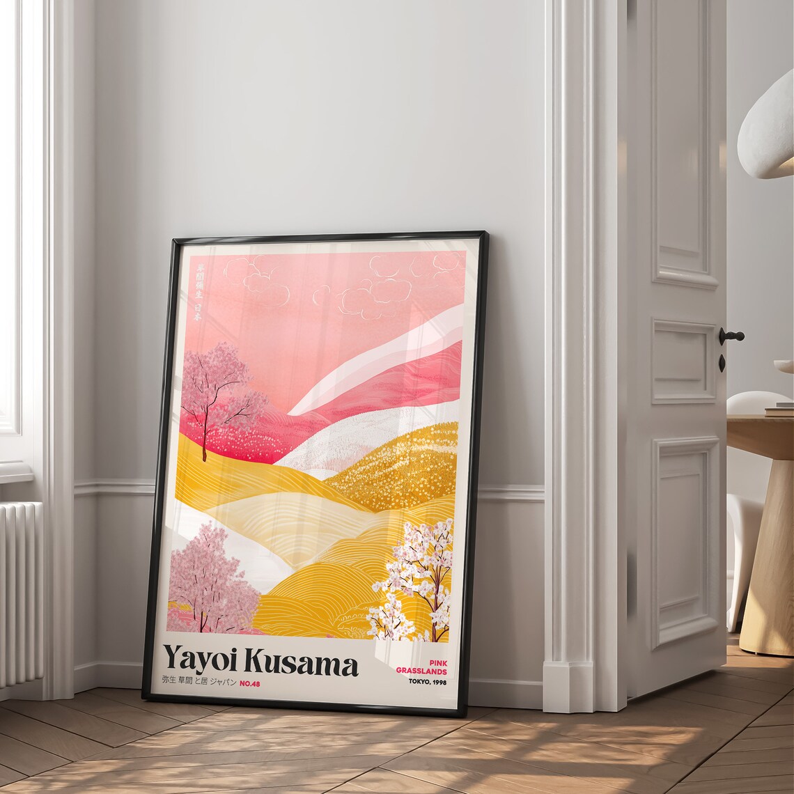 Yayoi Kusama Grasslands Inspired Art Print - Image 2