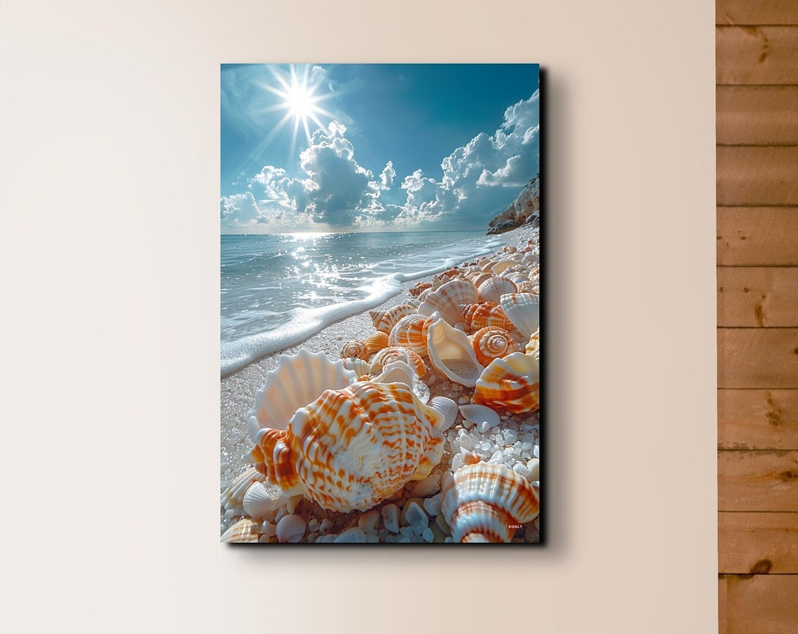 Sea Shell Art Print, Ocean Beach Decor