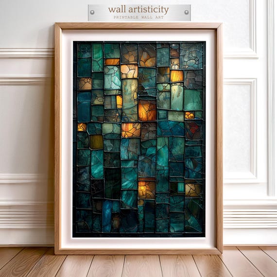 Vintage Stained Glass Gothic Home Decor, Modern