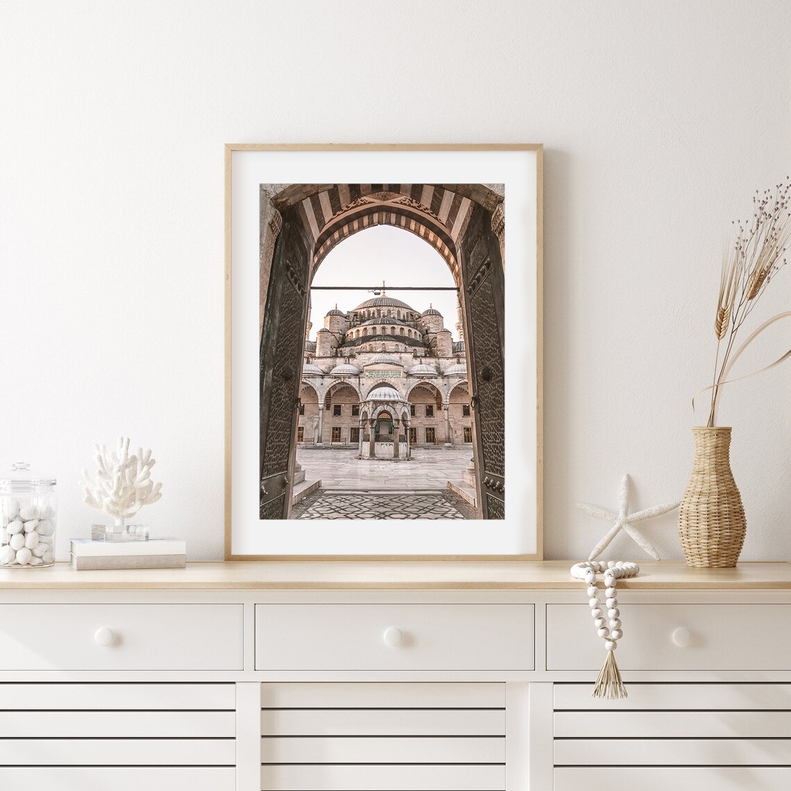 Istanbul Architecture Travel Poster, Retro Boho Decor - Image 4