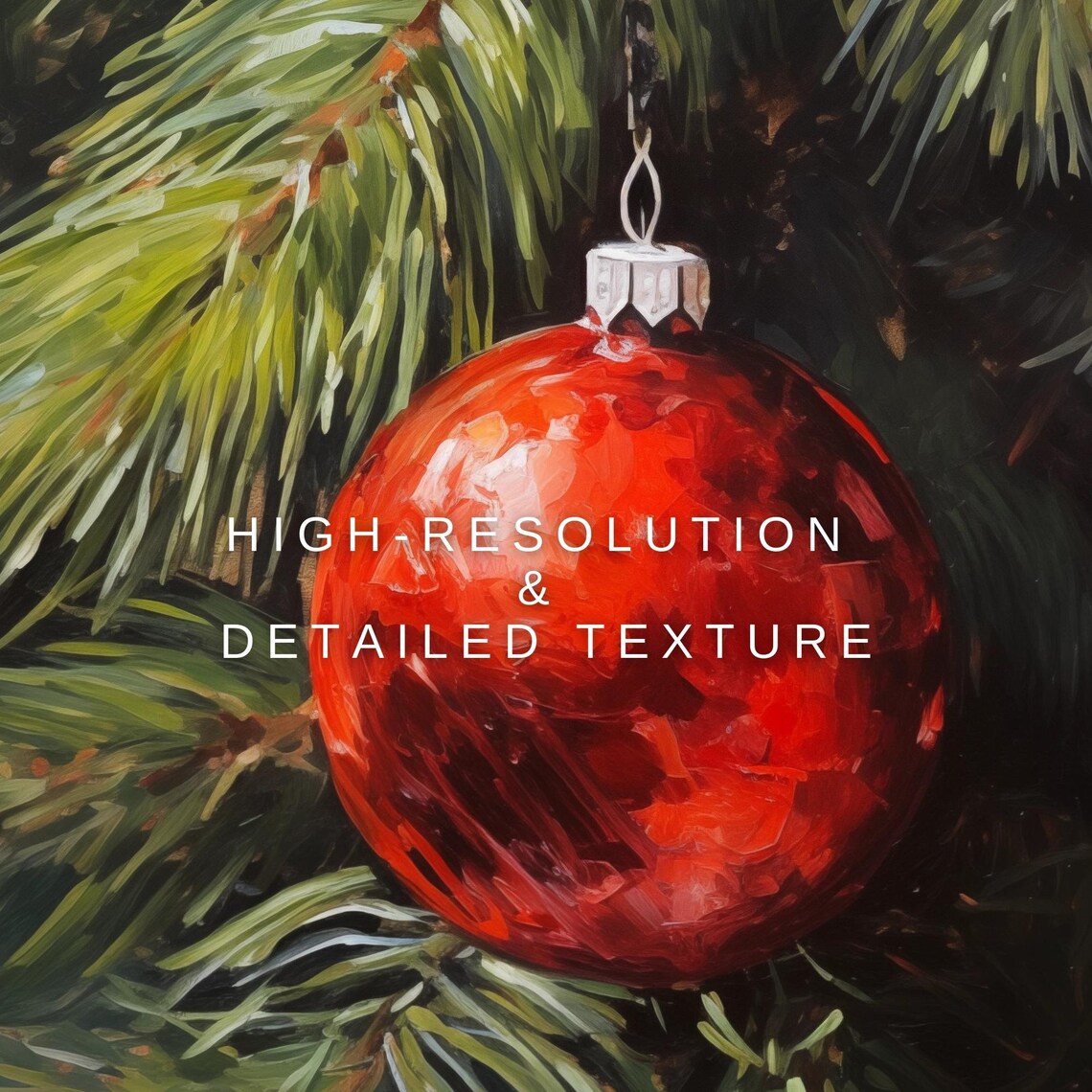 Vintage Christmas Tree Travel Poster, Holiday Decor - Image 2