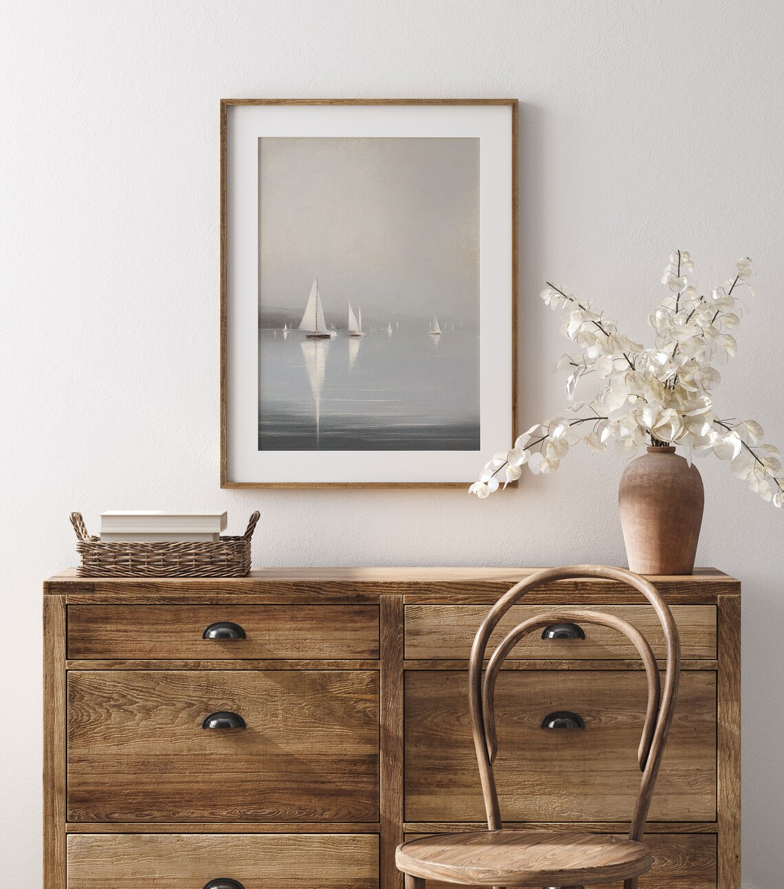 Vintage Coastal Beach House Wall Print, Beach Decor - Image 3