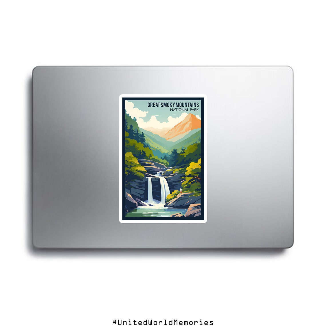 Great Smoky Mountains National Park Waterfall Gorge Hike Poster - Image 3