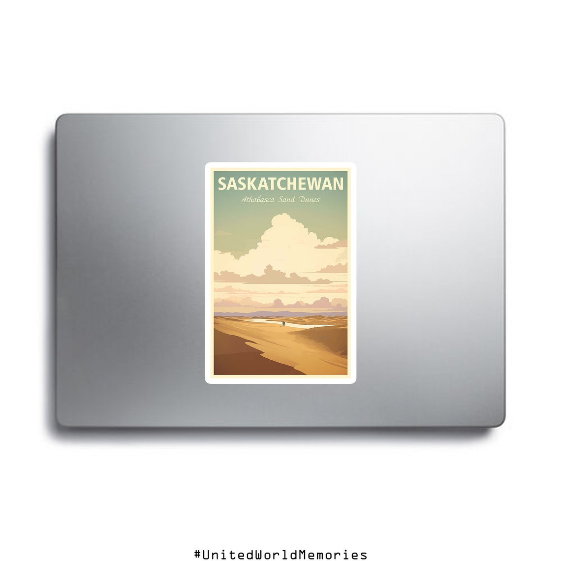 Saskatchewan Athabasca Sand Dunes Golden Desert Horizon Poster - Image 2