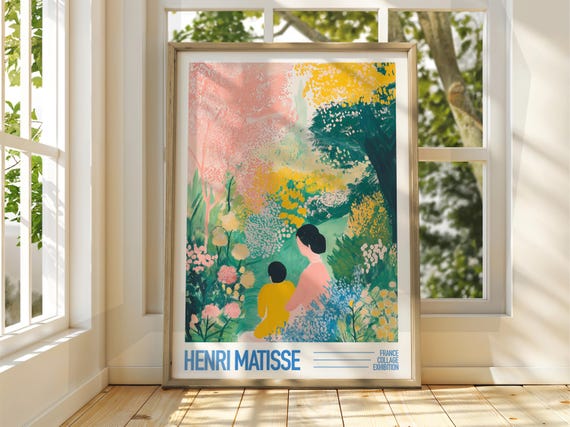 Henri Matisse Meadow Art Exhibition Print Gallery Classic Village Countryside