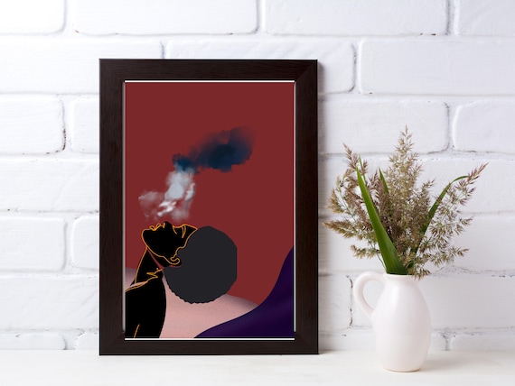 Release Print Black Wall Art Art Abstract Art Black Girl Magic Home Decor Wall Art
