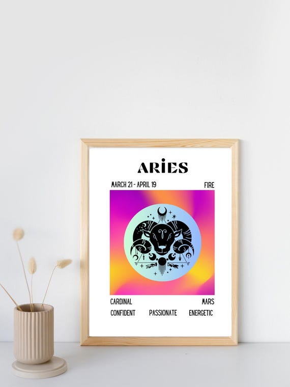 Aries Zodiac Wall Art